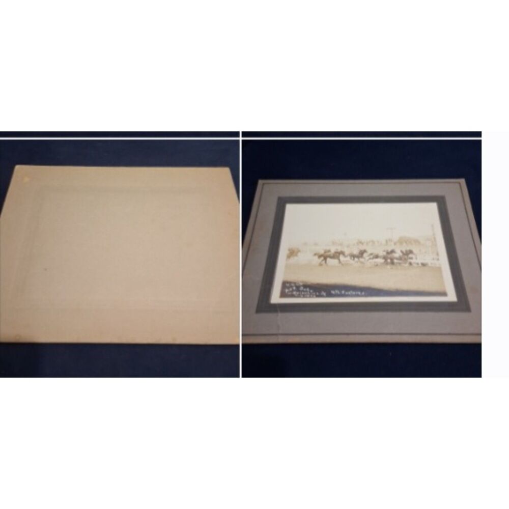 Vintage 1928 Tijuana Horse Race Photo Finish/Lorena Marcellus Winning Print 8x10